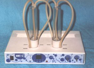 Аппарат для приготовления синглетно-кислородных коктелей и ингаляции МИТ-С (МИТ-31), настольный (2 канальный)